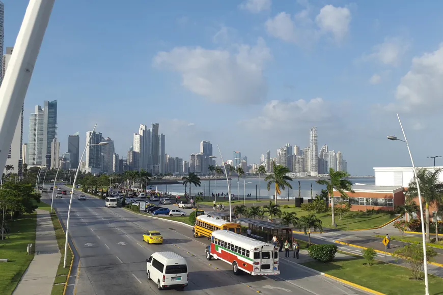 Panama (a country) connects the two continents